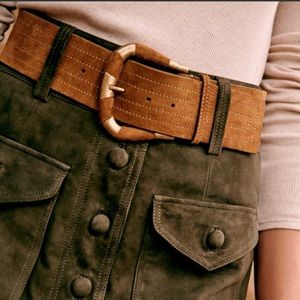 Sezane Wide Belt Made in Italy NWT